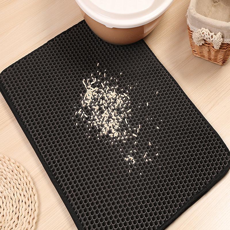 Lighteme EVA Double-Layer Cat Litter Mat (5 colors & 4 sizes)
