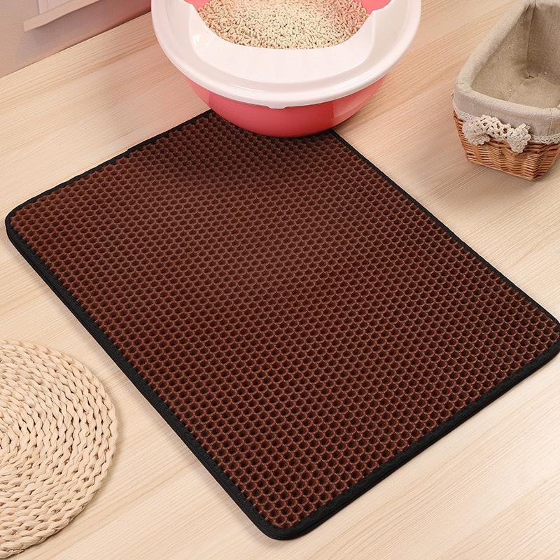 Lighteme EVA Double-Layer Cat Litter Mat (5 colors & 4 sizes)