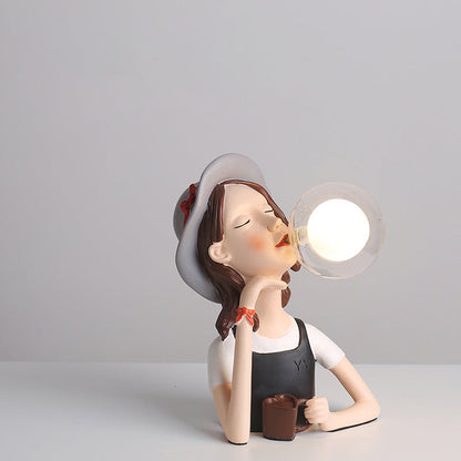 Lampes de table élégantes Lighteme Coffee Girl