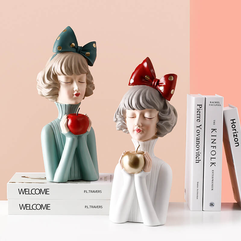 Lighteme Elegant Girl Resin Decoration