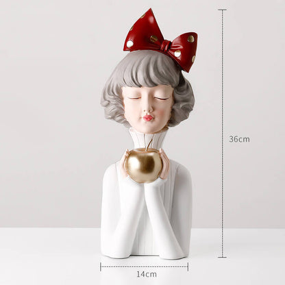 Lighteme Elegant Girl Resin Decoration