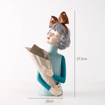 Lighteme Elegant Girl Resin Decoration
