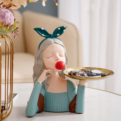 Lighteme Elegant Girl Storage Decoration Ornaments