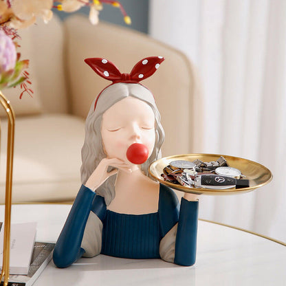 Lighteme Elegant Girl Storage Decoration Ornaments