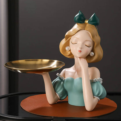 Lighteme Elegant Girl Storage Decoration Ornaments