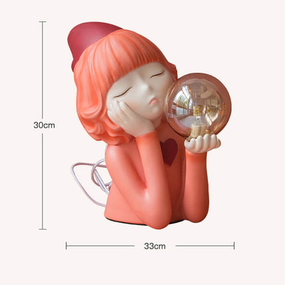 Lighteme Elf Girl Resin Table Lamp