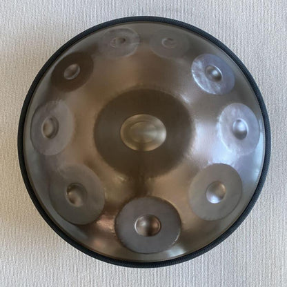 Entirely Fait main Ré Mineur Sabye 22 pouces 9/10/12 notes en Ember Steel Handpan Drums