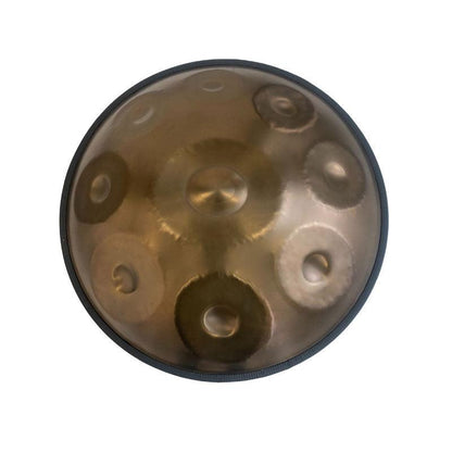 Entirely Fait main Ré Mineur Sabye 22 pouces 9/10/12 notes en Ember Steel Handpan Drums