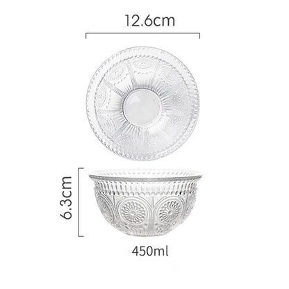 Bol en verre gaufré Lighteme