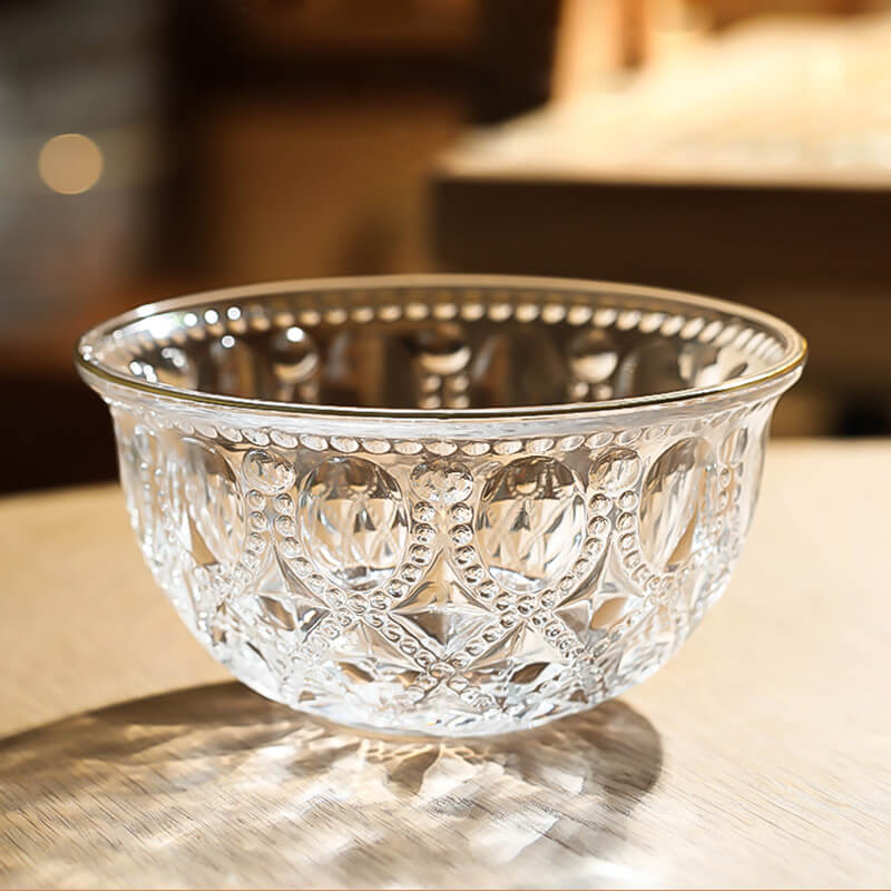 Bol en verre gaufré Lighteme