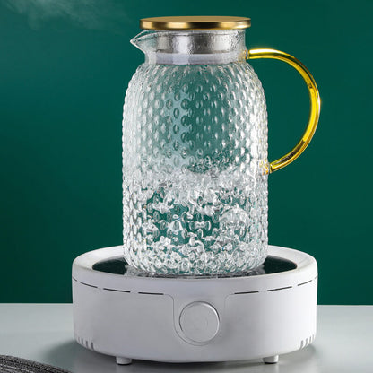 Lighteme Wasserkocher-Set aus geprägtem Glas