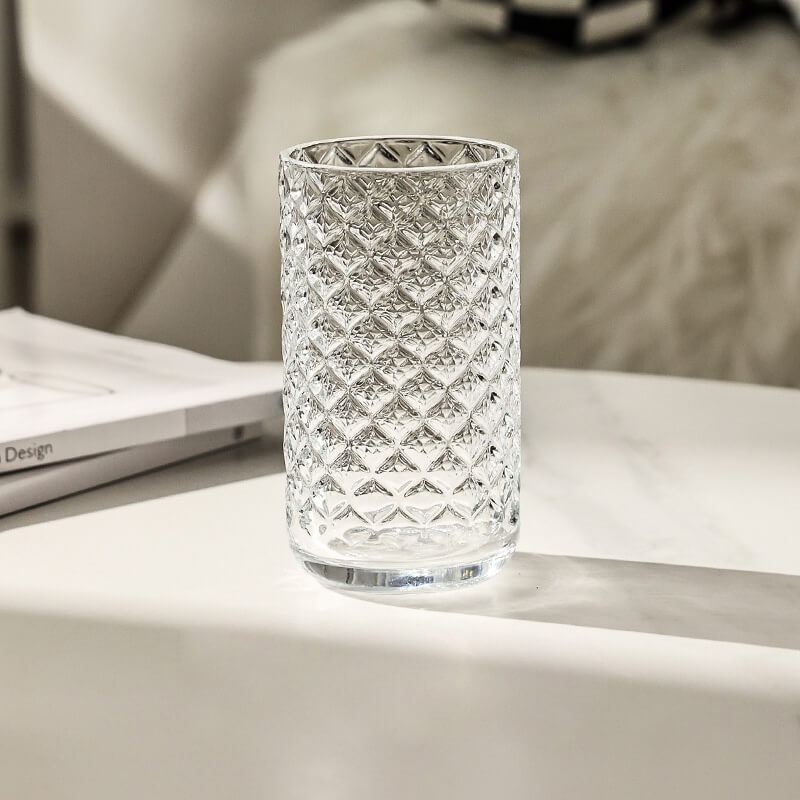 Lighteme – Geprägter gerippter Glasbecher