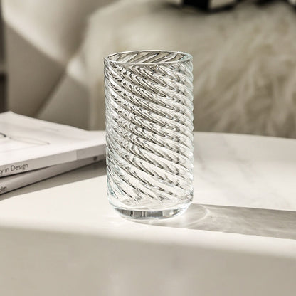 Lighteme – Geprägter gerippter Glasbecher