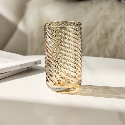Lighteme – Geprägter gerippter Glasbecher