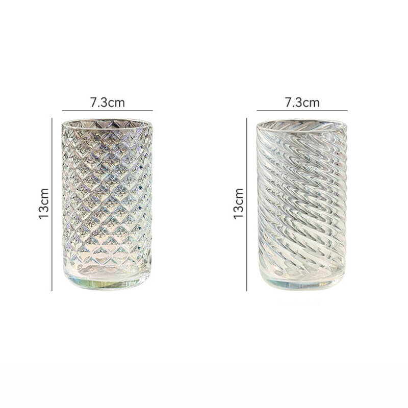 Lighteme – Geprägter gerippter Glasbecher