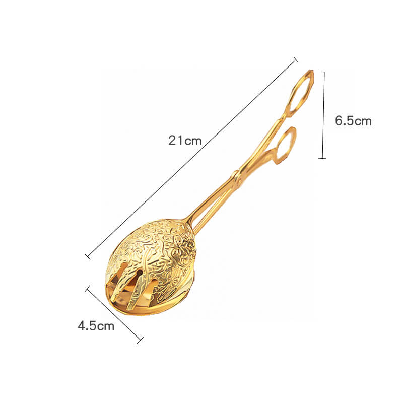 Pince à gâteau en acier inoxydable gaufré Lighteme