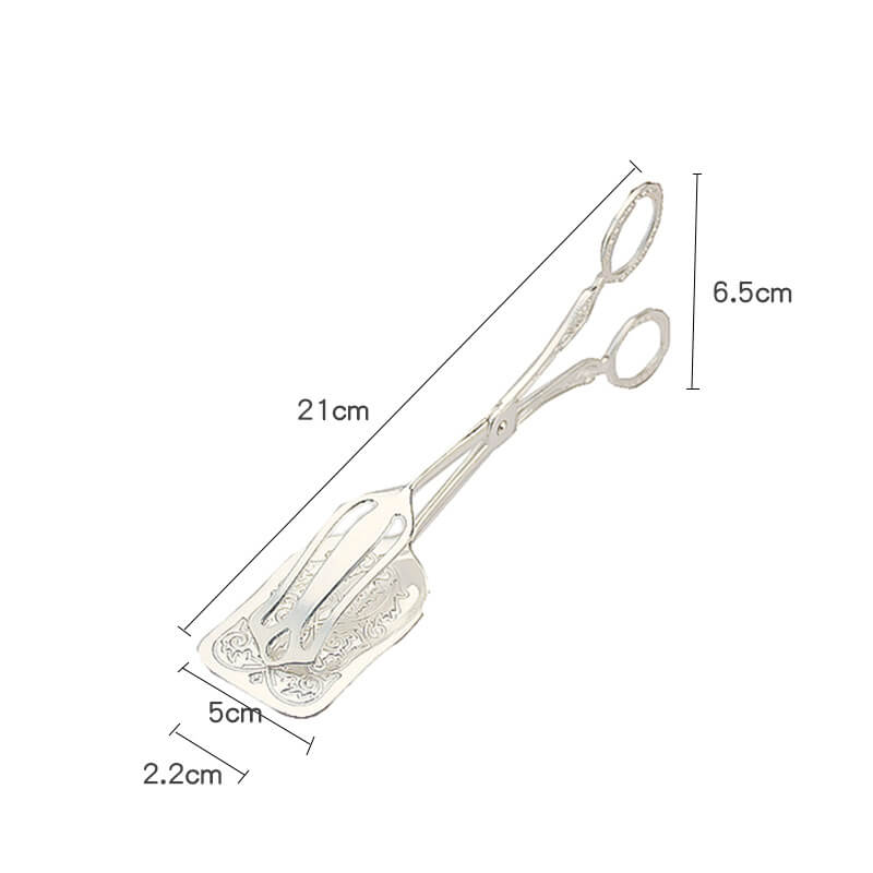 Pince à gâteau en acier inoxydable gaufré Lighteme