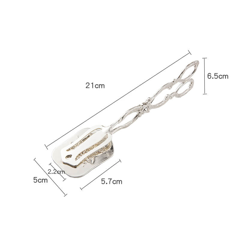 Pince à gâteau en acier inoxydable gaufré Lighteme