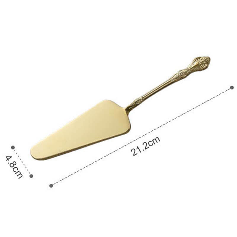 Spatule à gâteau en acier inoxydable gaufré Lighteme