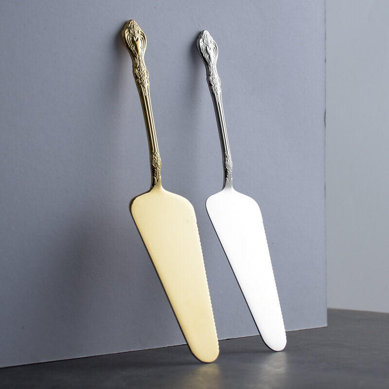 Spatule à gâteau en acier inoxydable gaufré Lighteme