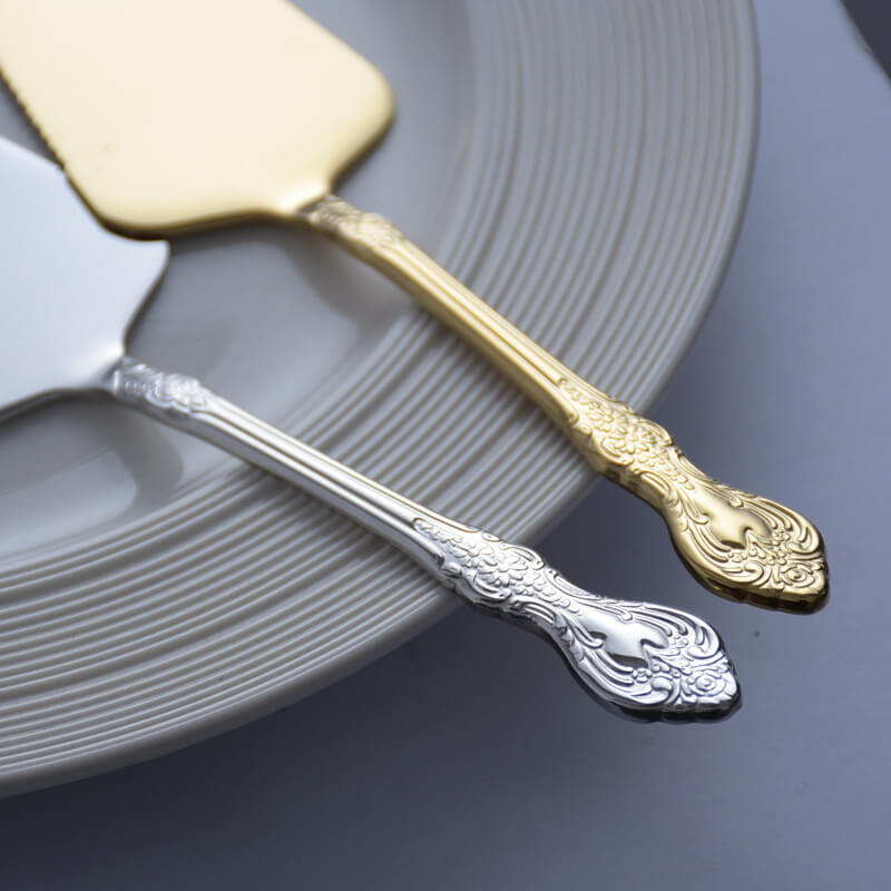 Spatule à gâteau en acier inoxydable gaufré Lighteme