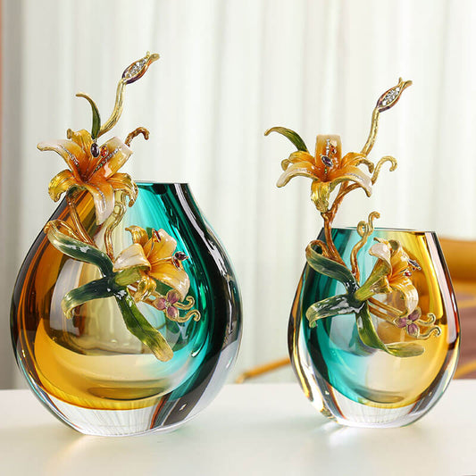 Ornements de vase colorés en émail Lighteme