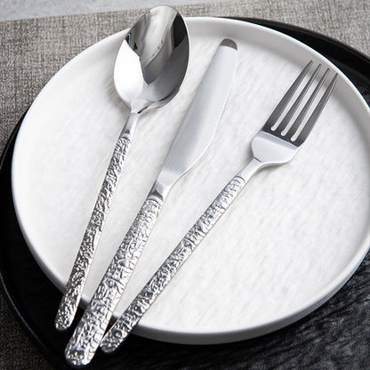 Lighteme Exquisites geprägtes Besteckset, 3-teilig