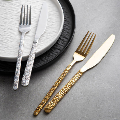 Lighteme Exquisites geprägtes Besteckset, 3-teilig