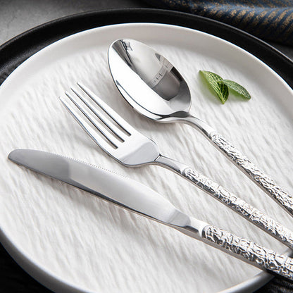 Lighteme Exquisites geprägtes Besteckset, 3-teilig