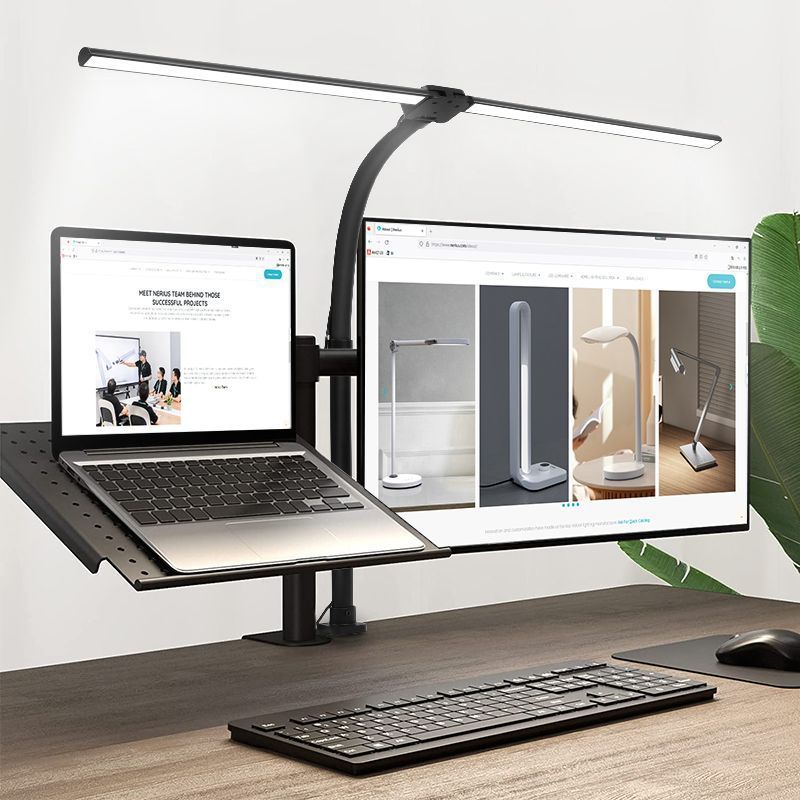 Lampe de bureau à clip de protection oculaire Lighteme