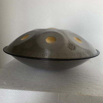 Royal Garden Individuelle F3 Dorian 22 Zoll 9+2 Noten Edelstahl/Nitridstahl Mandala-Muster Handpan Hang Drum Kaufen