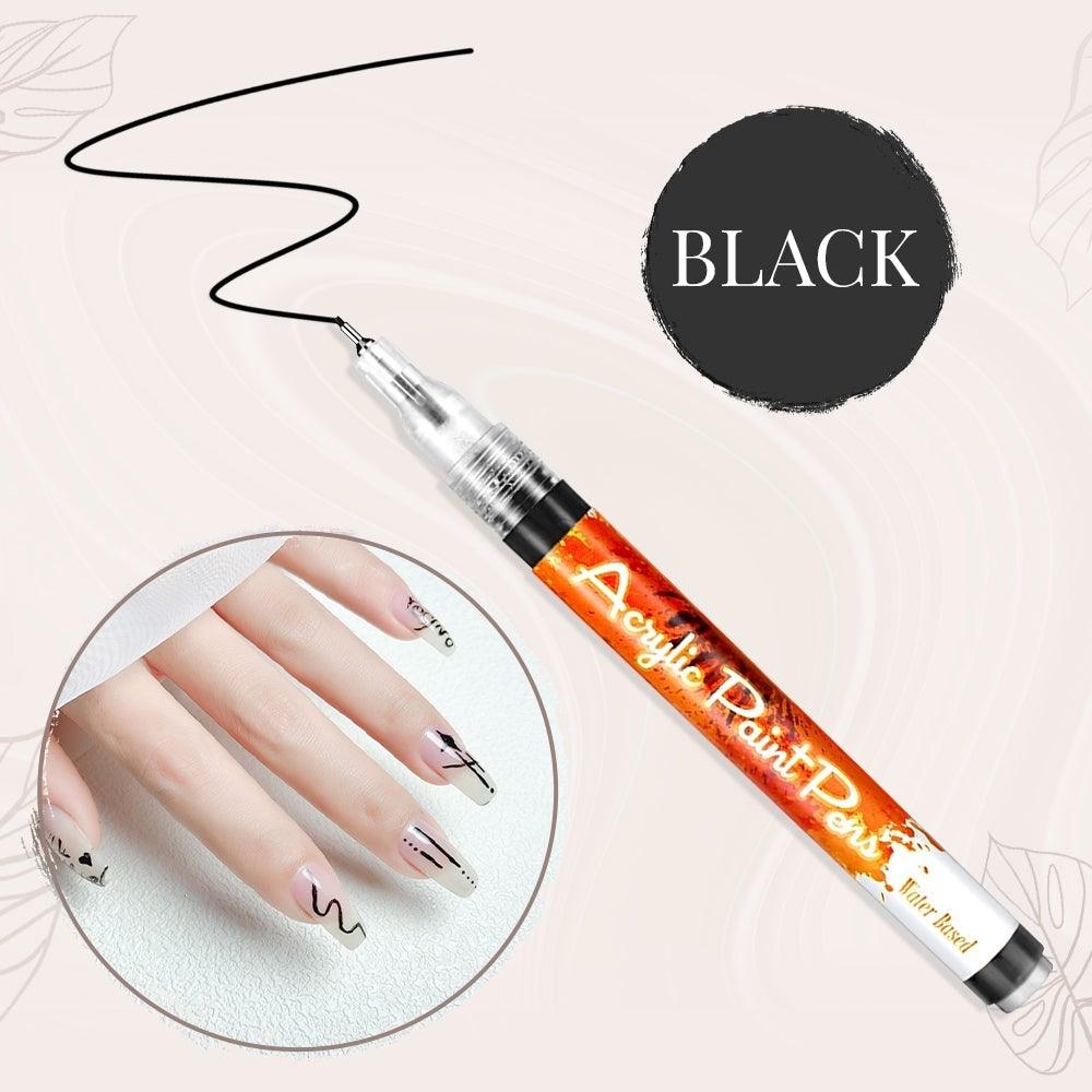 Lighteme Nail Pen – Ultradünner, gebogener Maniküre-Filzstift