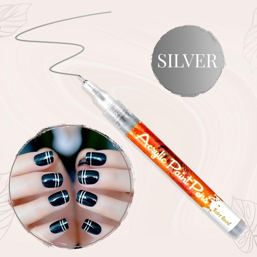 Lighteme Nail Pen – Ultradünner, gebogener Maniküre-Filzstift