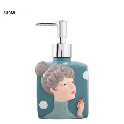 Distributeur de savon en résine Lighteme Fashion Girl