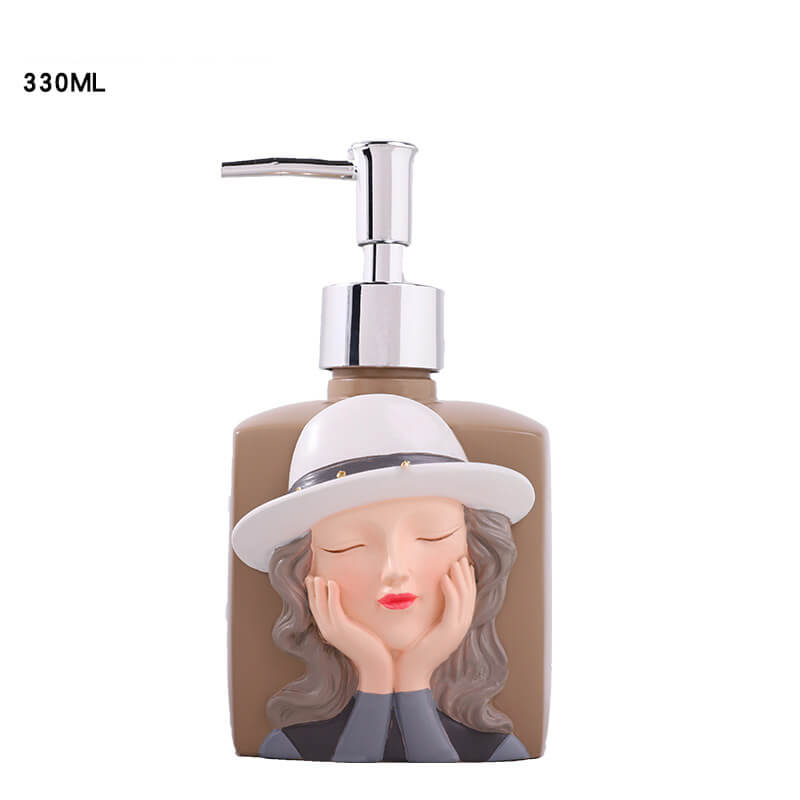Distributeur de savon en résine Lighteme Fashion Girl