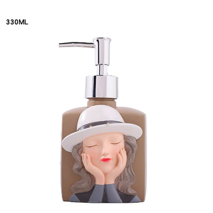 Distributeur de savon en résine Lighteme Fashion Girl