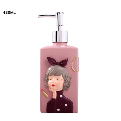 Distributeur de savon en résine Lighteme Fashion Girl