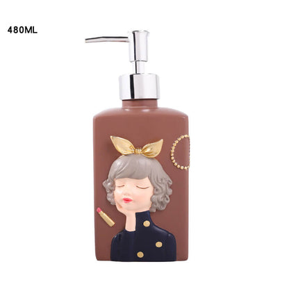 Distributeur de savon en résine Lighteme Fashion Girl