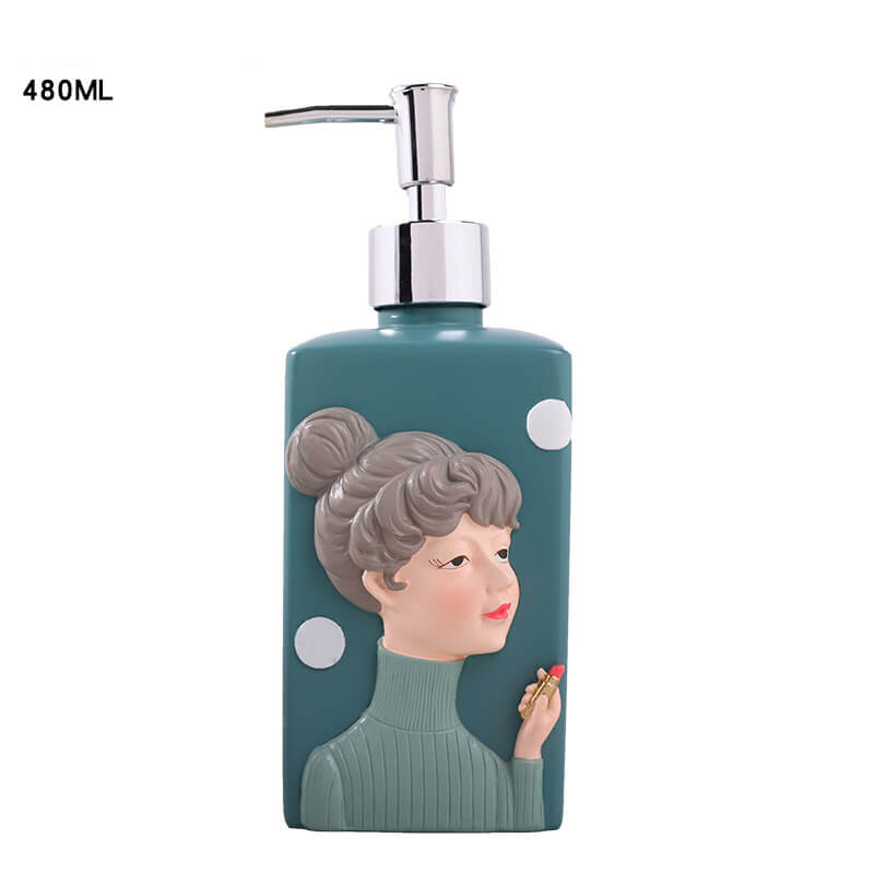 Distributeur de savon en résine Lighteme Fashion Girl