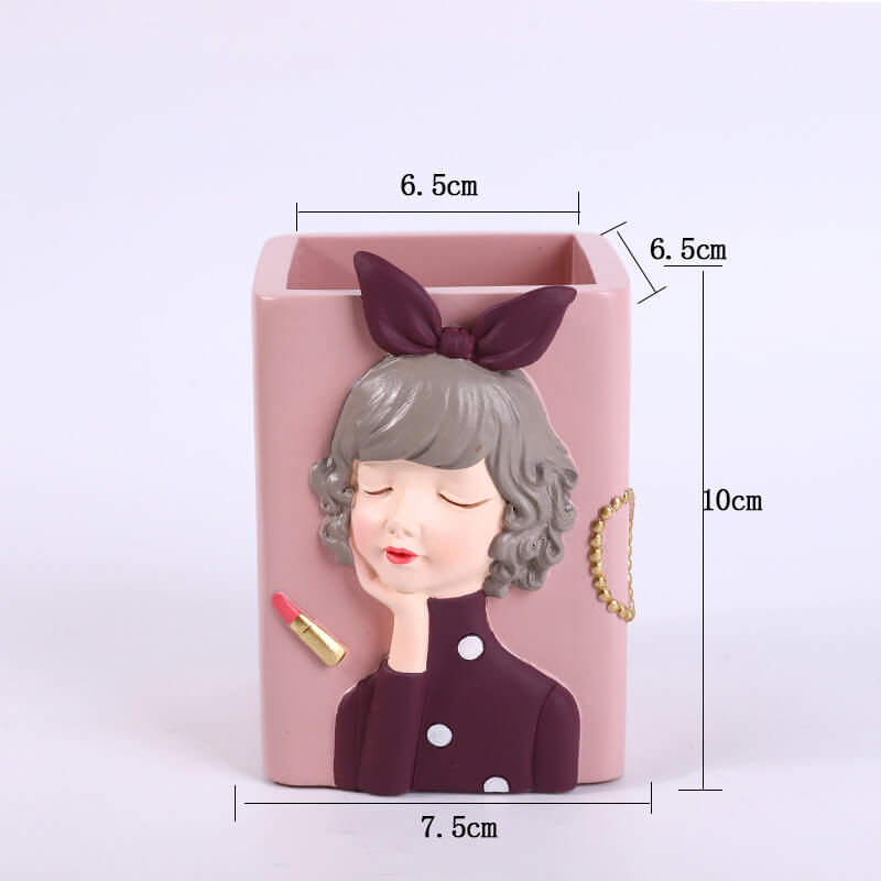 Lighteme Fashionable Girl Resin Storage