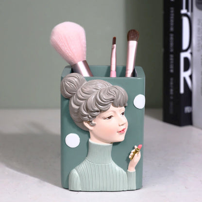 Lighteme Fashionable Girl Resin Storage