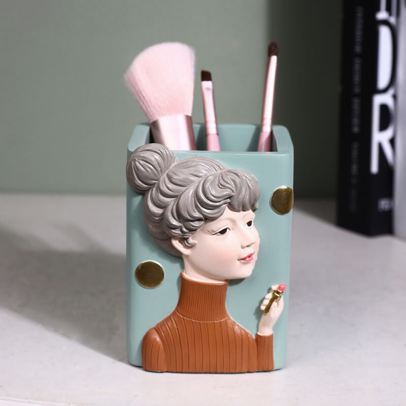Lighteme Fashionable Girl Resin Storage