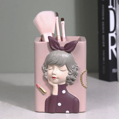 Lighteme Fashionable Girl Resin Storage