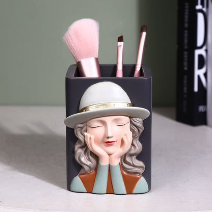 Lighteme Fashionable Girl Resin Storage