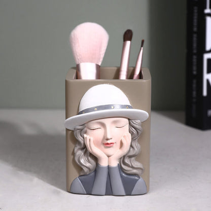 Lighteme Fashionable Girl Resin Storage