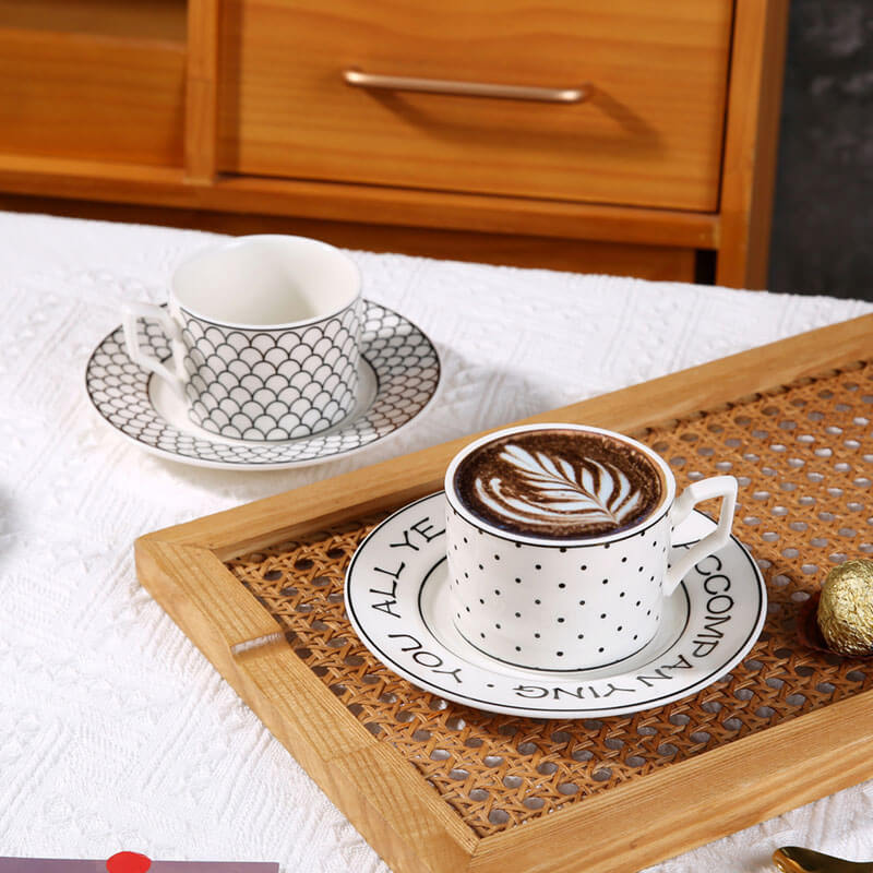 Lighteme Fashion Kaffeetasse und Untertasse Set