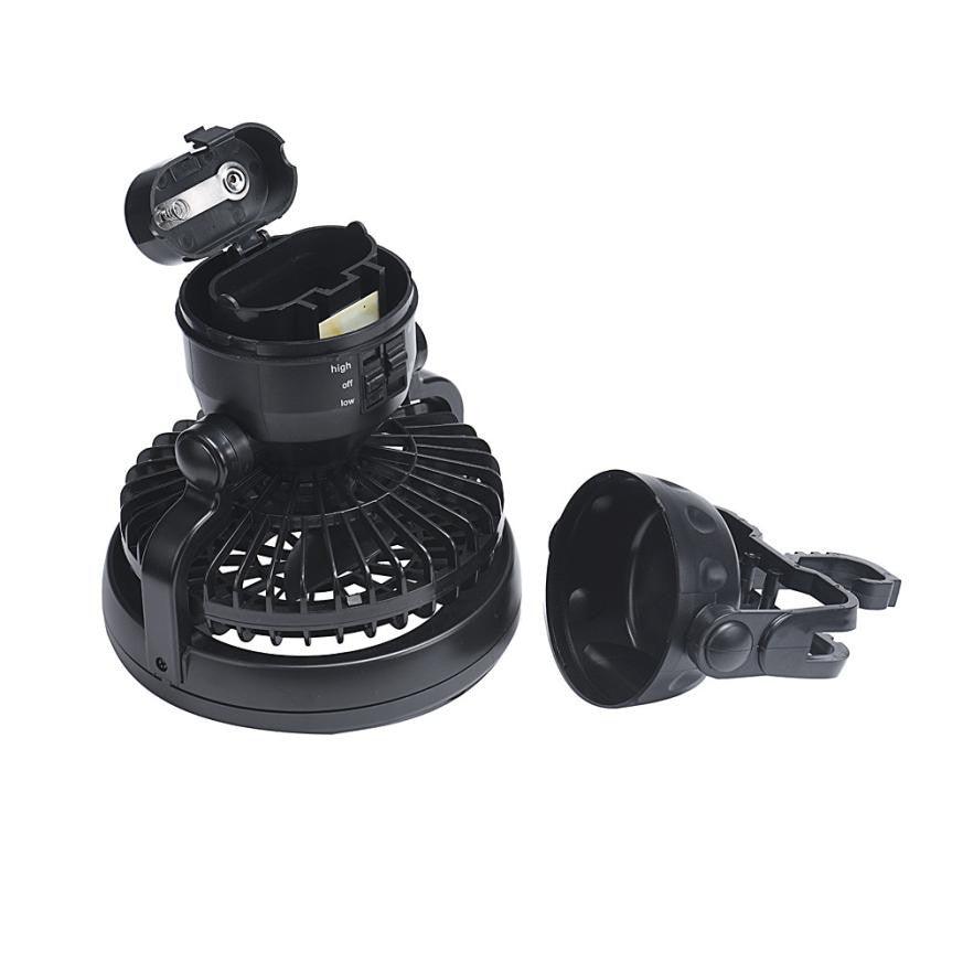 Lighteme Hochleistungs-Campinglaterne mit 18 LEDs und Deckenventilator
