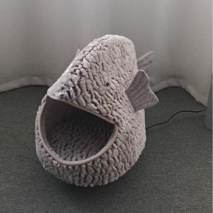 Lighteme Fish Shape Resilient Cat House (2 sizes)