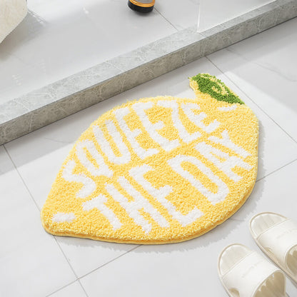 Lighteme Flocked Moss Bathroom Rug