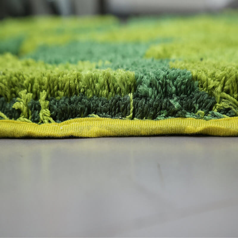 Lighteme Flocked Moss Bathroom Rug